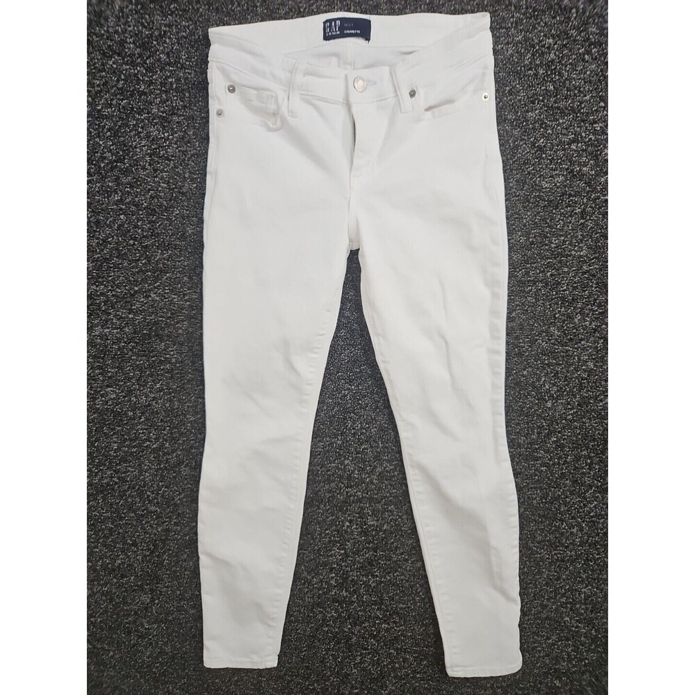 Gap High Rise Cigarette Ankle Jeans 25 Regular 14/32 T